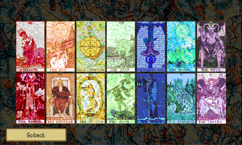 Sinner Maker screenshot showing a sinner profile and character details.